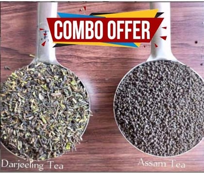 Darjeeling Tea + Assam CTC Combo (100 GRAMS+100 GRAMS) Darjeeling Tea + Assam CTC Combo (100 GRAMS+100 GRAMS)