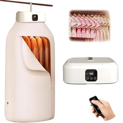 Clothes Warmer Machine - Portable Warmer for Clothes - Mini Electric Laundry Warming Machine for Home & Travel | Automatic Warmer with Hanger & Heater for Towels, Baby Clothing & More Clothes Warmer Machine - Portable Warmer for Clothes - Mini Electric Laundry Warming Machine for Home & Travel | Automatic Warmer with Hanger & Heater for Towels, Baby Clothing & More
