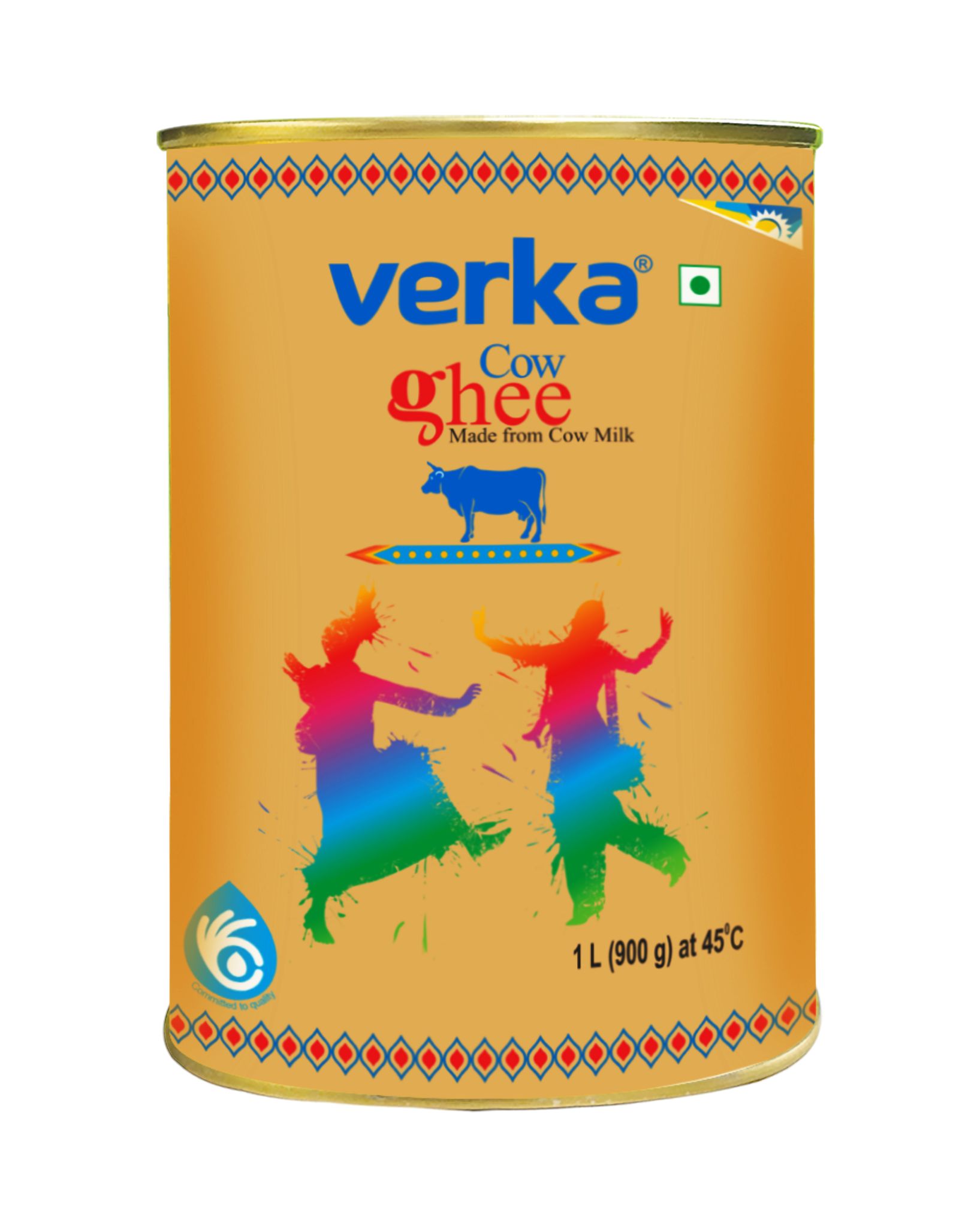 Verka Cow Ghee 1 Litre Tin