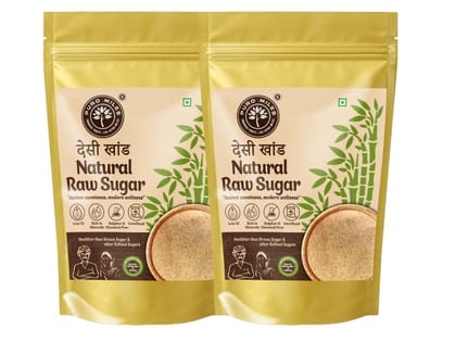 Puro Miles Raw Sugar | Desi Khand | Organic & Unrefined | Unprocessed & Natural | Free from chemicals and preservatives | Substitute to refined white sugar