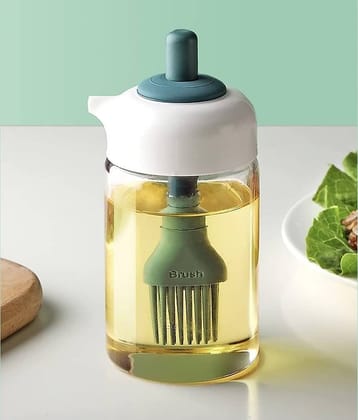 RIVERNEST Glass Multicolor Oil Container ( Set of 1 )