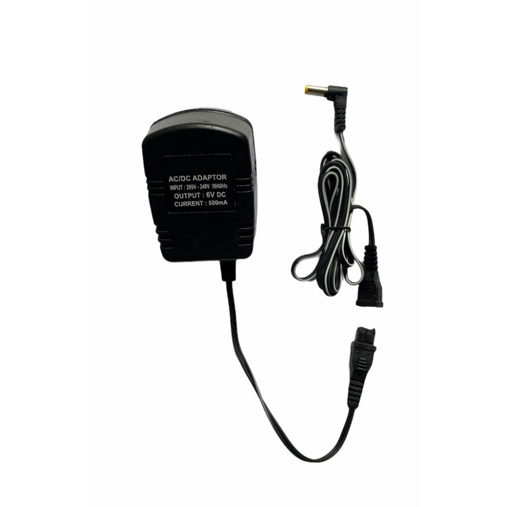 6V 500mA Power Adapter, Power Supply AC Input 200 240 V and Output 6V 500mA for Set Top Box-DTH Box, CCTV System, Router, Other Electronics and IT Gadgets with DC Pin (Black)