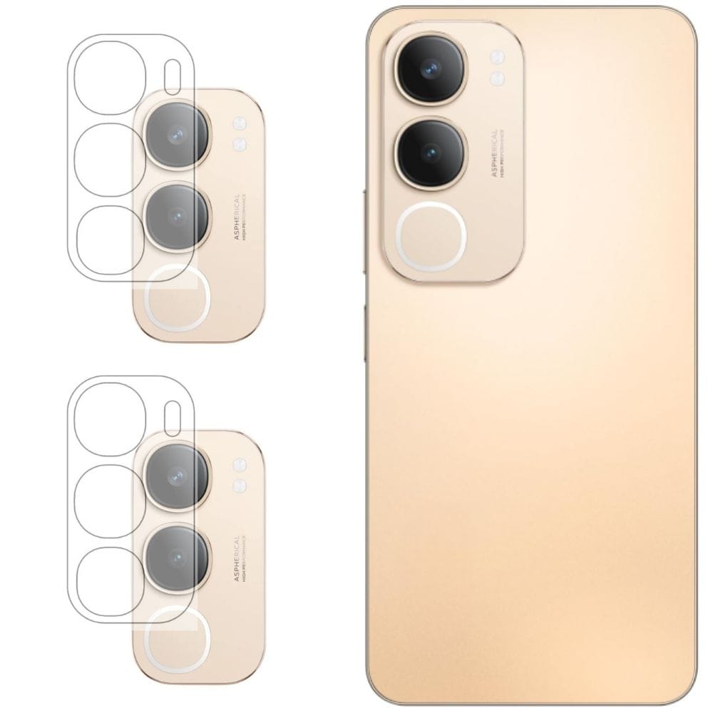 ISAAK Back Camera Lens Protector compatible for Vivo Y29 5G (Pack of 2)