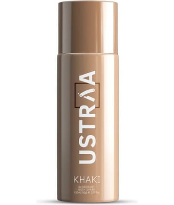 Ustraa - Khaki Deodorant Deodorant Spray & Perfume For Men 150 ( Pack of 1 )