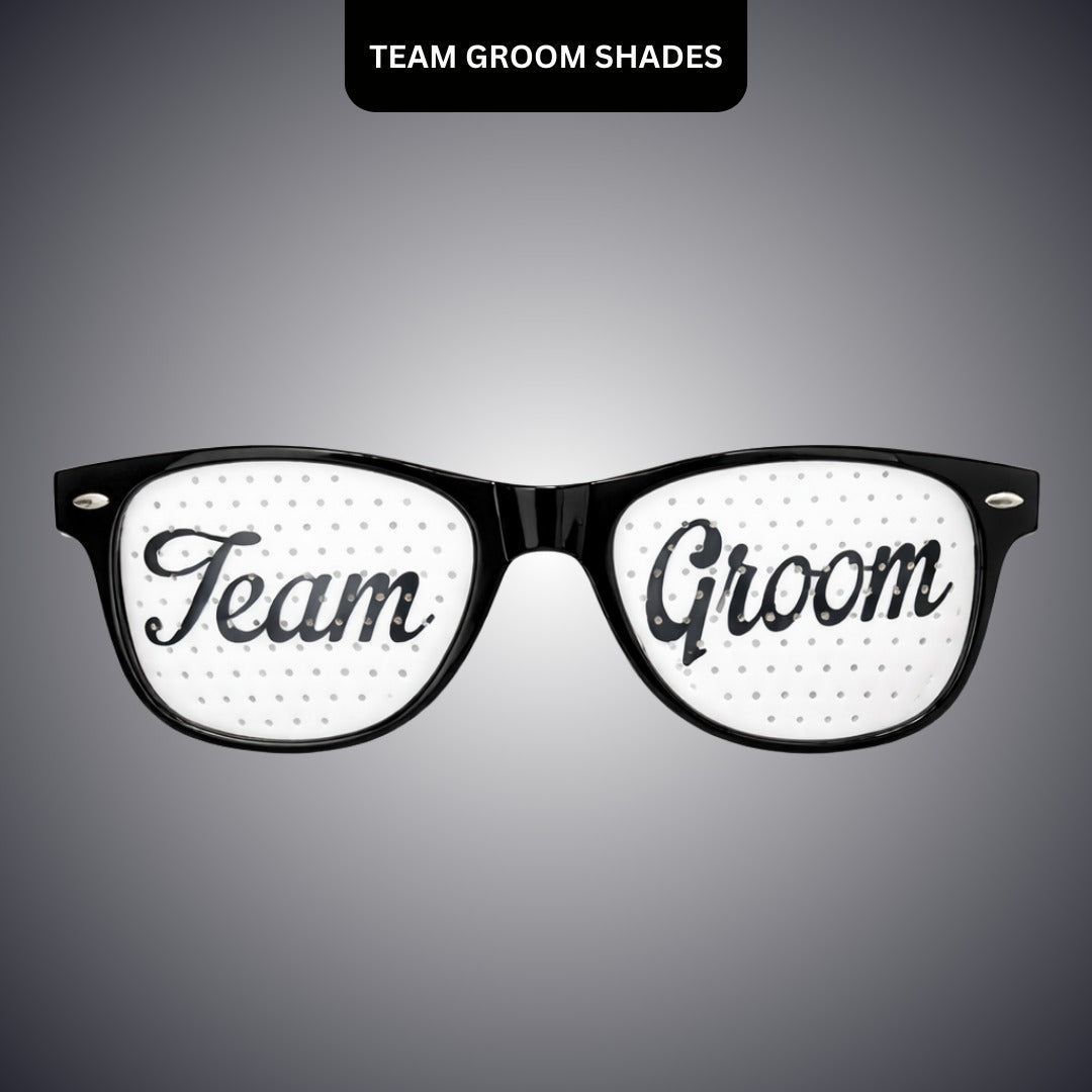 Team Groom Party Sunglasses for Bachelor Party - 1PC