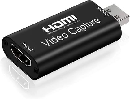 HDMI 4K Video Capture Card, Game Capture Card, Cam Link Card, Video Capture Device HDMI to USB 2.0 for Gaming, Streaming, Compatible with Nintendo Switch, PS3/4, Xbox One