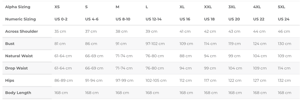 Size Guide