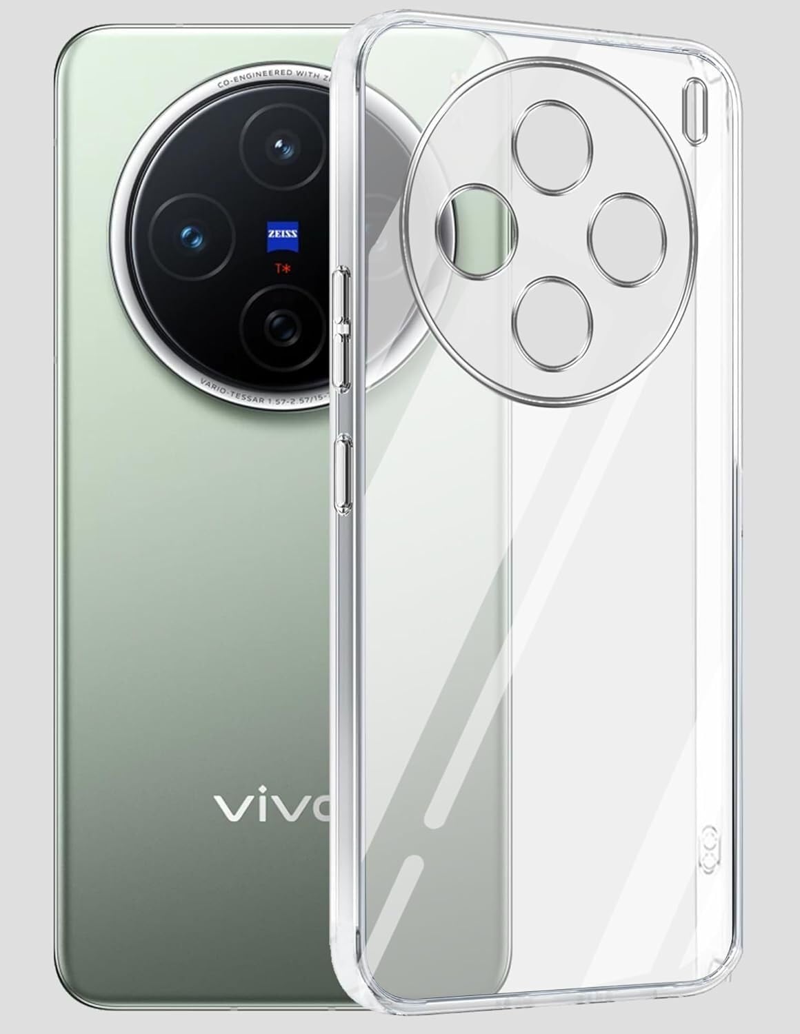 PLUGTECH TPU Ultra Hybrid Clear Camera Protection Back Cover Case for Vivo X200