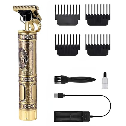 Hair Trimmer for Men Buddha Style – Professional Hair Clipper & Shaver | Adjustable Blade Precision Trimmer | Retro Oil Head Close Cut Machine for Beard, Hair, and Body Grooming | Durable & Comfortable Design