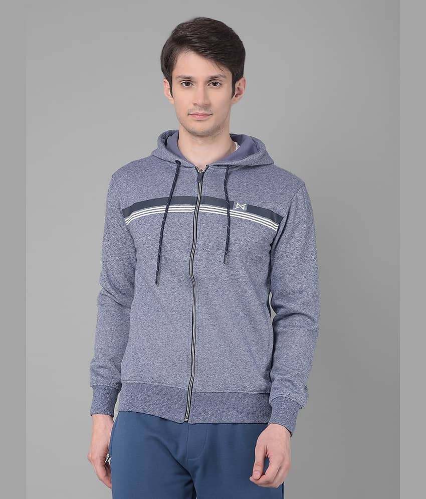 Force NXT Cotton Hooded Men's Sweatshirt - Navy ( Pack of 1 )