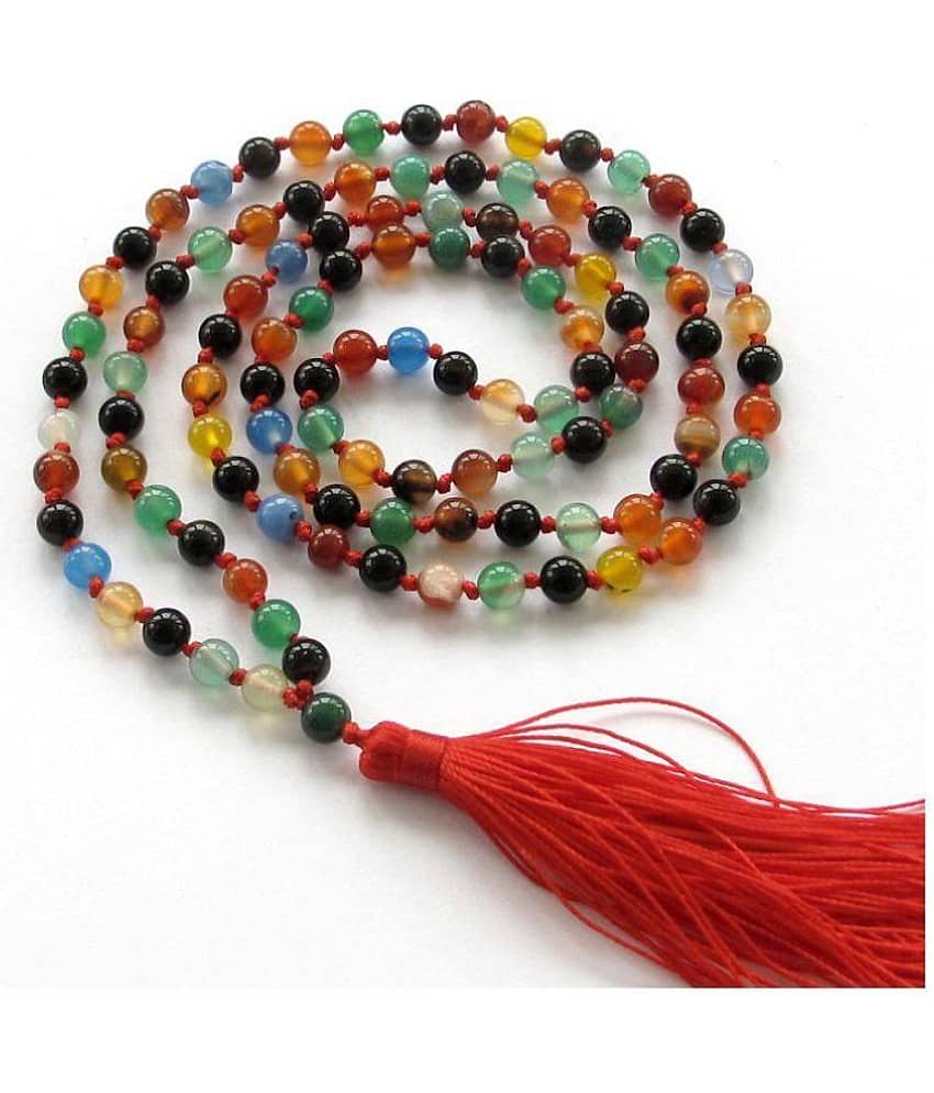 Navrathnam Maala natural Beads Navgrah Jaipur Gemstone