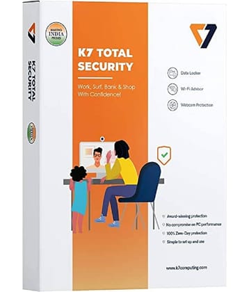 K7 Total Security Latest Version ( 1 PC / 1 Year ) - Activation Code-Email Delivery