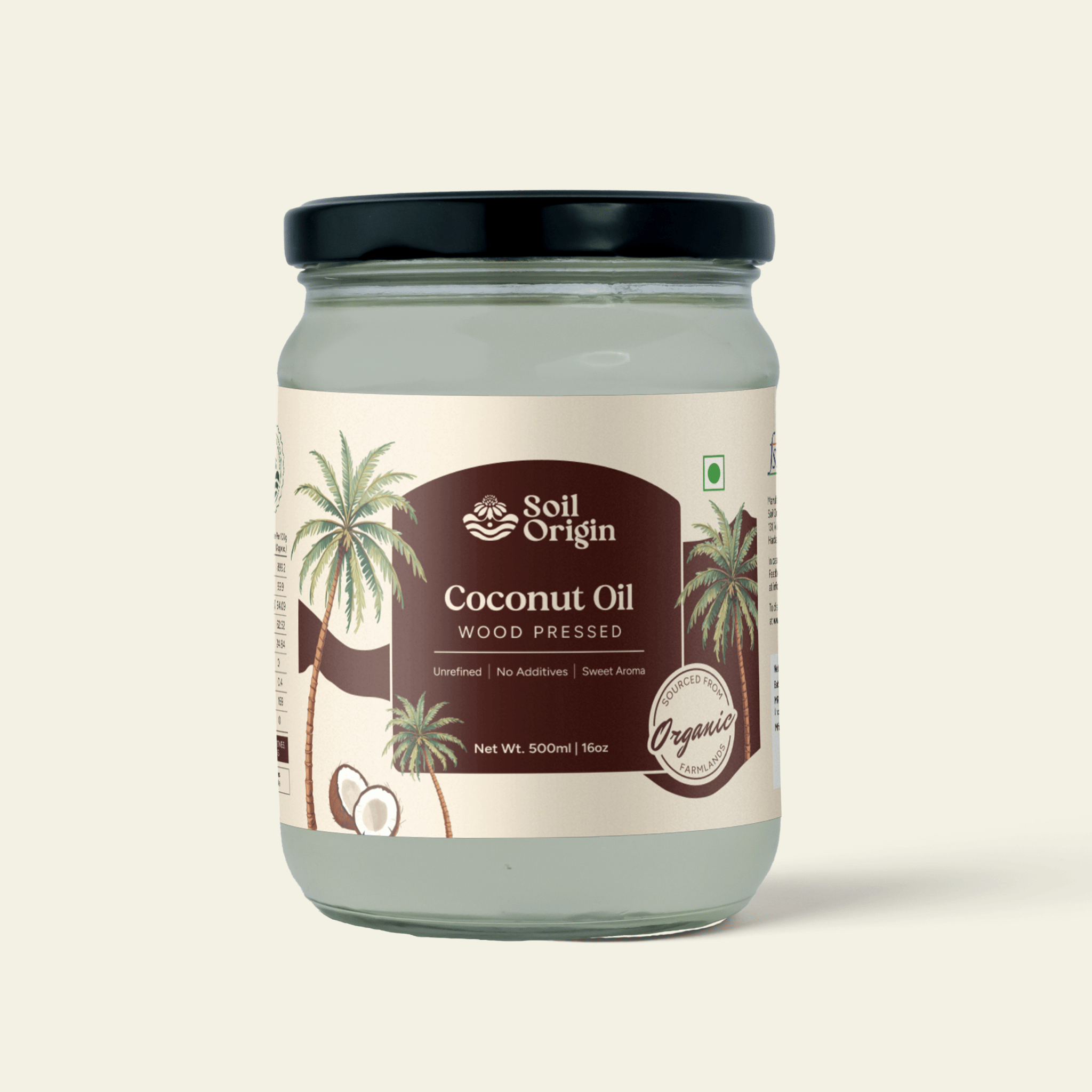Wood-Pressed Coconut Oil