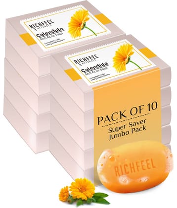 Richfeel Antibacterial Soap for All Skin Type ( Pack of 10 )