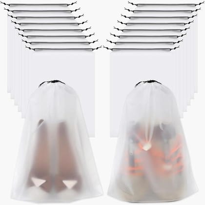 Panchhi Store Shoe Bag for Travel Bag for Travel Transparent Shoe Cover for Storage Waterproof Dustproof Portable Travel Organizers for Men and Women Travel Shoe Bags Panchhi Store Shoe Bag for Travel Bag for Travel Transparent Shoe Cover for Storage Waterproof Dustproof Portable Travel Organizers for Men and Women Travel Shoe Bags