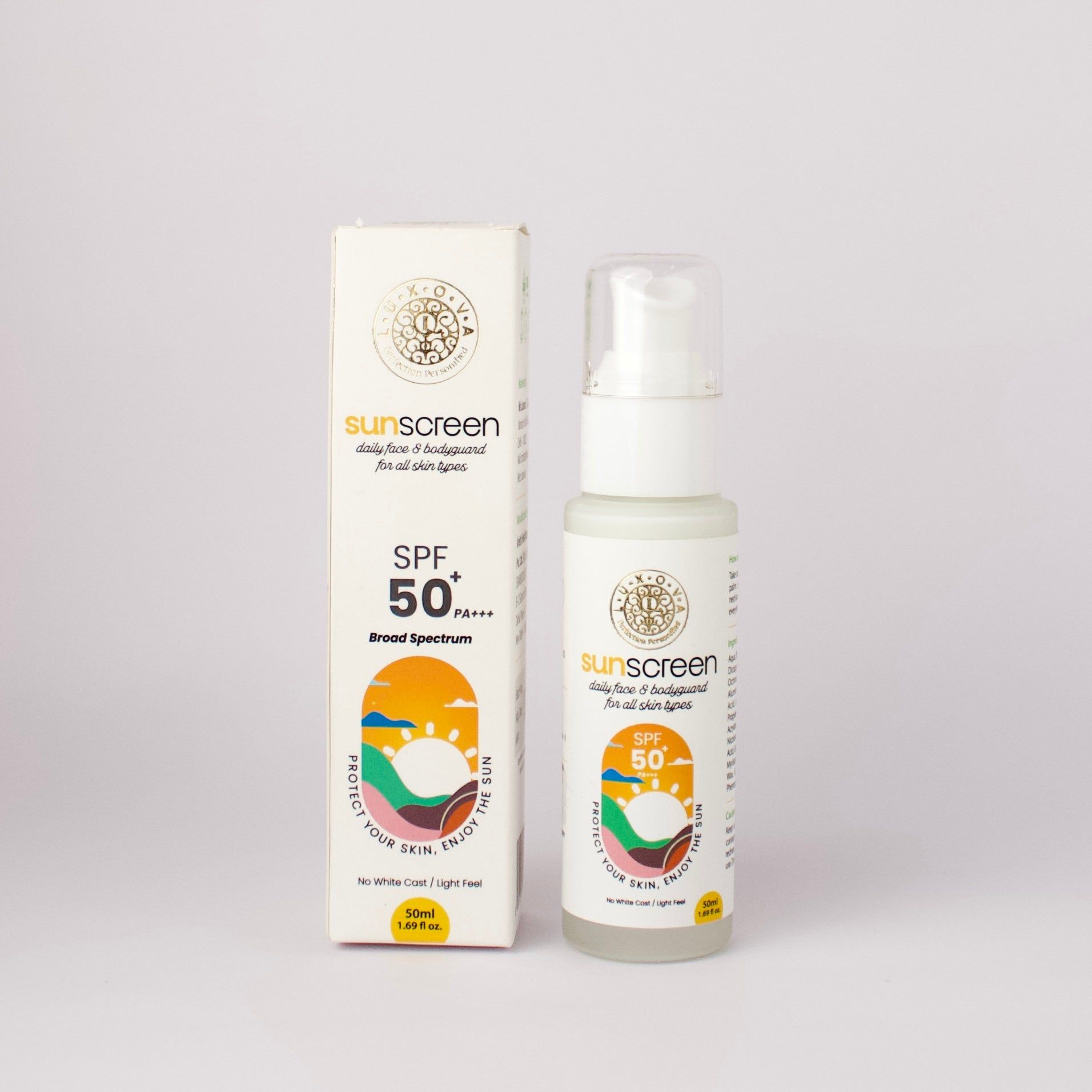 SPF 50 Sunscreen Lotion for Men & Women