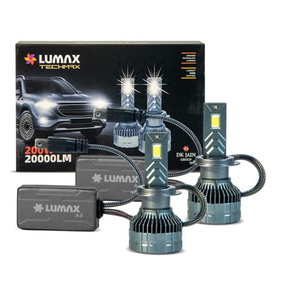 Lumax LED Auto Lamp H7 12V, 200W Kit | High Intensity |Safe Beam | IP67 Waterproof | Plug & Play Installation Lumax LED Auto Lamp H7 12V, 200W Kit | High Intensity |Safe Beam | IP67 Waterproof | Plug & Play Installation