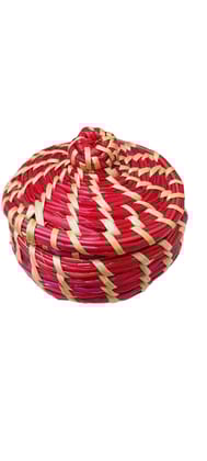 Eco-Friendly Sikki Grass Jewelry Boxes - Versatile Storage for Gifts, Spices & More - Handmade in Vibrant Colors