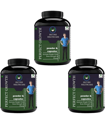 Secure Healthcare Perfect Growth Orange flavor 0.3 kg Powder Pack of 3
