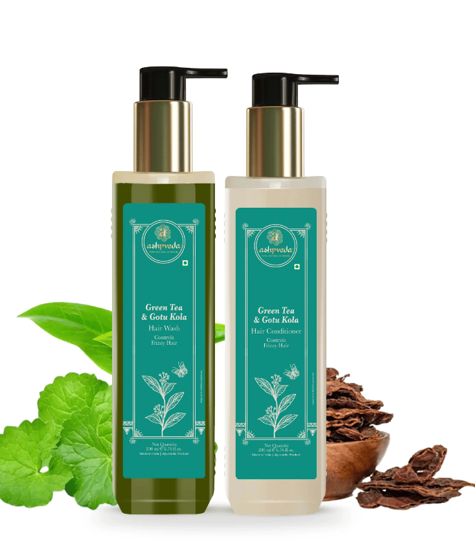 Gotu Kola and Green Tea Hair Wash & Conditioner Combo