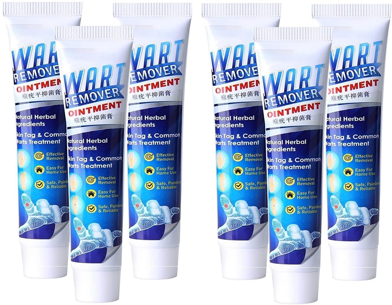 Elecsera Wart Treatment Cream Skin Tag Remover Herbal (20 g) Pack of 6 (120 g)