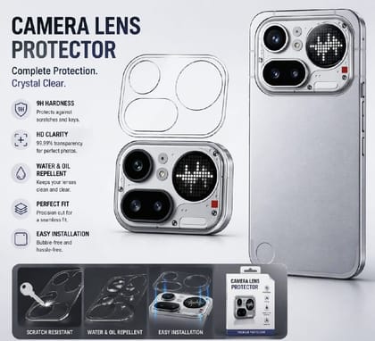 ISAAK Back Camera Lens Protector compatible for Nothing 4a Pro (Pack of 1)