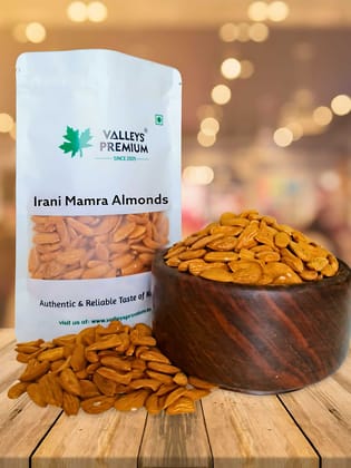 Valleys Premium Irani Mamra Almonds 400 Grams
