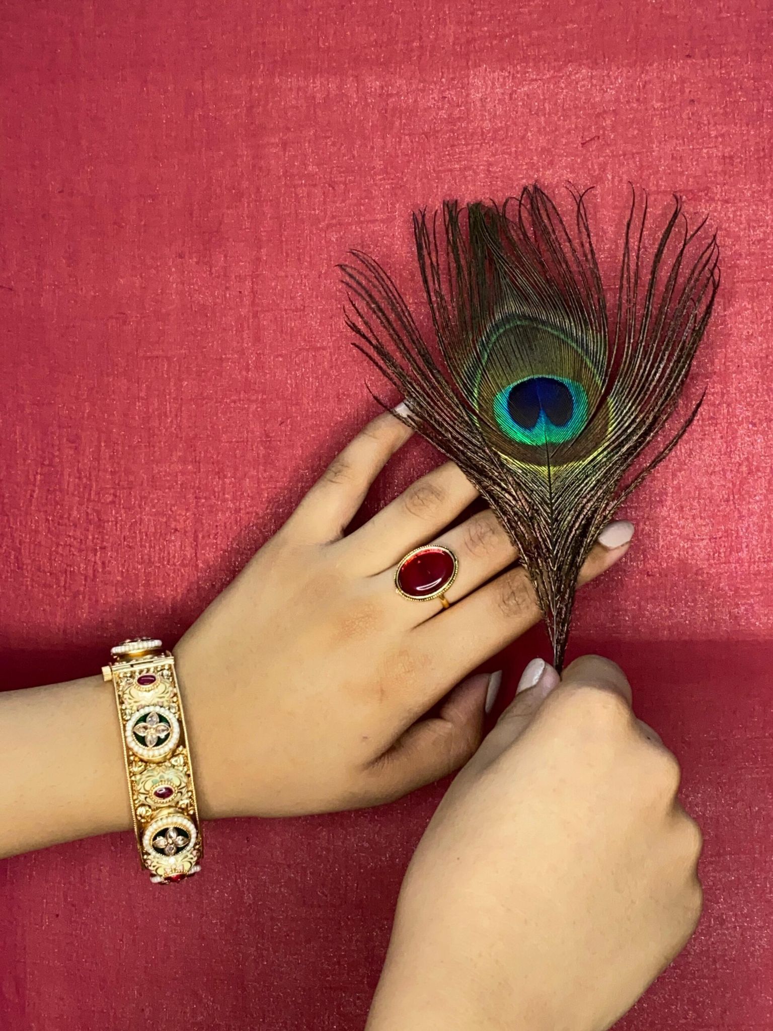 Ruby Aura Ring