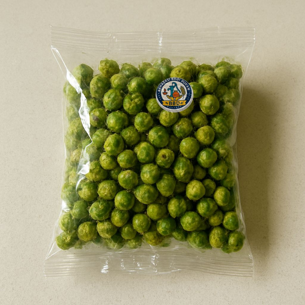Banabasi Bhoi Dukan's spicy green peas snack