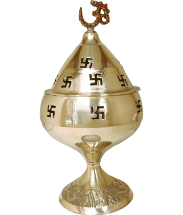 Spherulemuster Brass Akhand Diya - Pack of 1