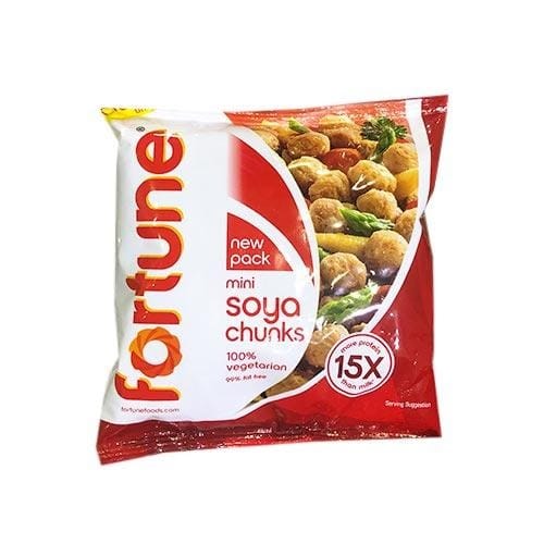Fortune Mini Soya Chunks, 44gm