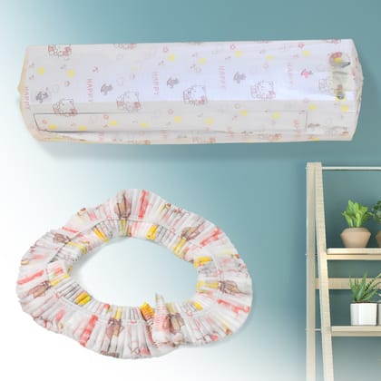 Air Conditioning Dust Cover - Folding AC Cover for Protection (1 Pc, 1.5 Ton) Air Conditioning Dust Cover - Folding AC Cover for Protection (1 Pc, 1.5 Ton)