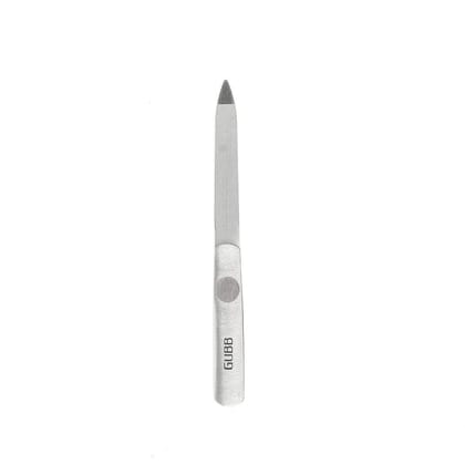 GUBB Metal Nail Filer Lux, Manicure Tool - Silver