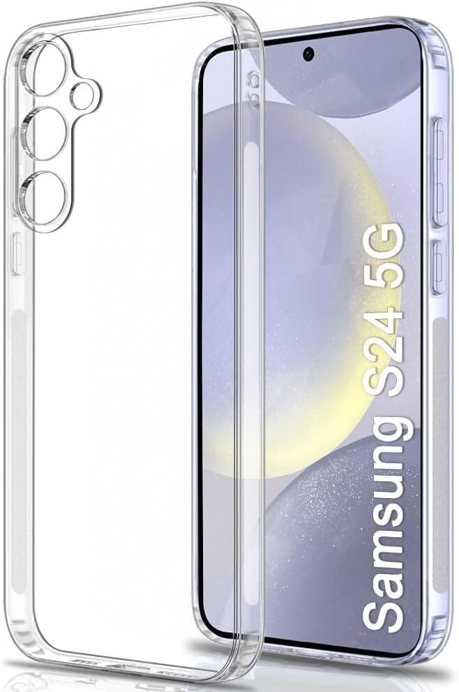 PLUGTECH TPU Ultra Hybrid Clear Camera Protection Back Cover Case for Samsung S24