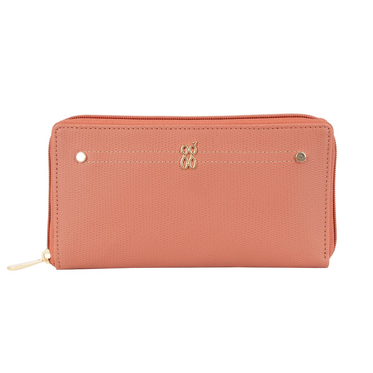 ORNATE WALLETS ZIPAROUND L RUST