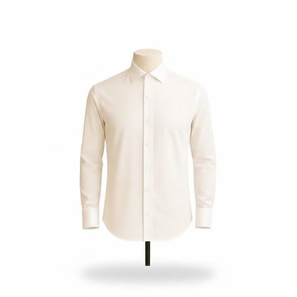Classic White Formal Full-Sleeve Shirt