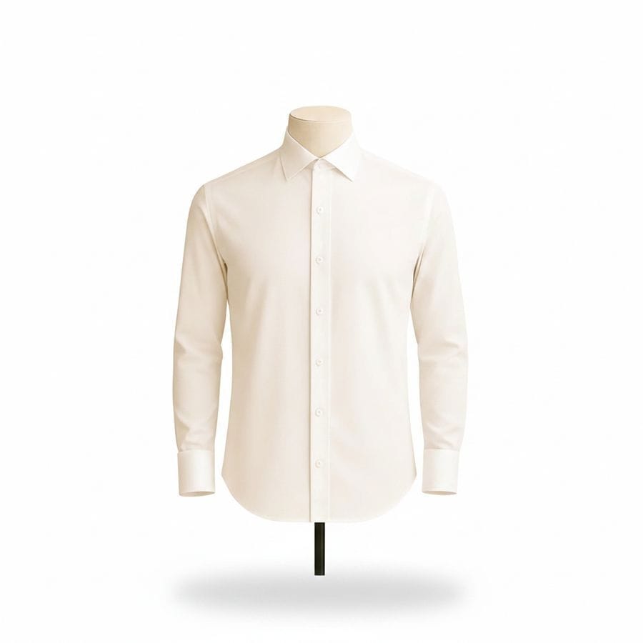 Classic White Formal Full-Sleeve Shirt