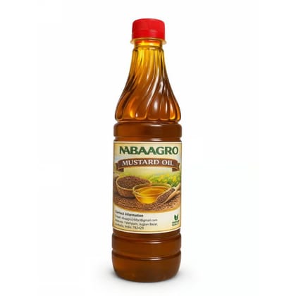 MUSTARD OIL 500ML - 500 mL - One bottle of mustard oil