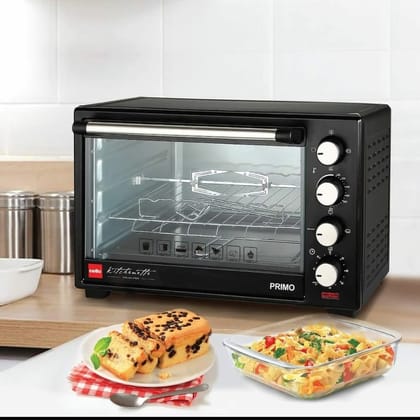Cello Kitchenette Collection Primo 1600-Watt Oven Toaster Griller (OTG) with 60-Minute Timer, 4 Heating Elements, and 2-Stage Heat Selection (Black) Cello Kitchenette Collection Primo 1600-Watt Oven Toaster Griller (OTG) with 60-Minute Timer, 4 Heating Elements, and 2-Stage Heat Selection (Black)