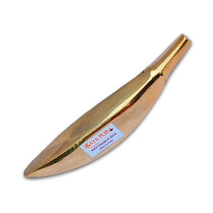 MAYAPURI Pure Brass Banana, Pittal Kela or Pital Kola for Pooja/Decor Home Temple/Office (Size: 4.5 Inches, Golden, Pack of 1) MAYAPURI Pure Brass Banana, Pittal Kela or Pital Kola for Pooja/Decor Home Temple/Office (Size: 4.5 Inches, Golden, Pack of 1)