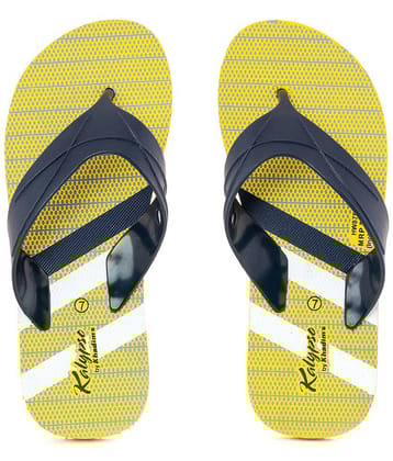 Khadim's Yellow Men's Daily Slipper