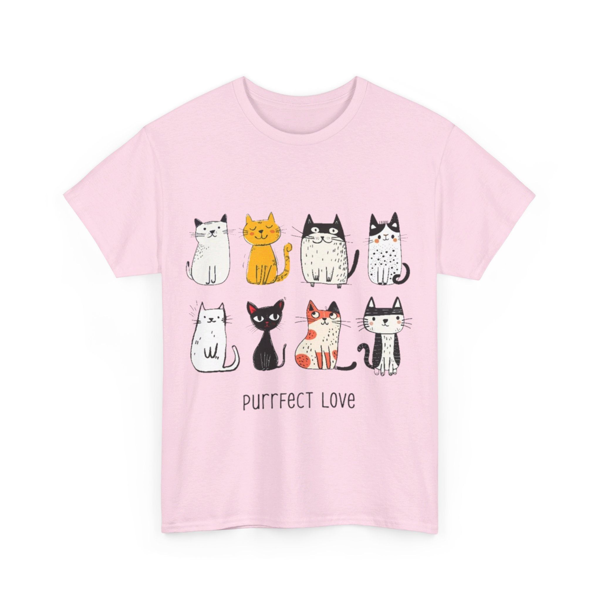Clothikoo Premium Cat Printed Heavy Cotton Tee