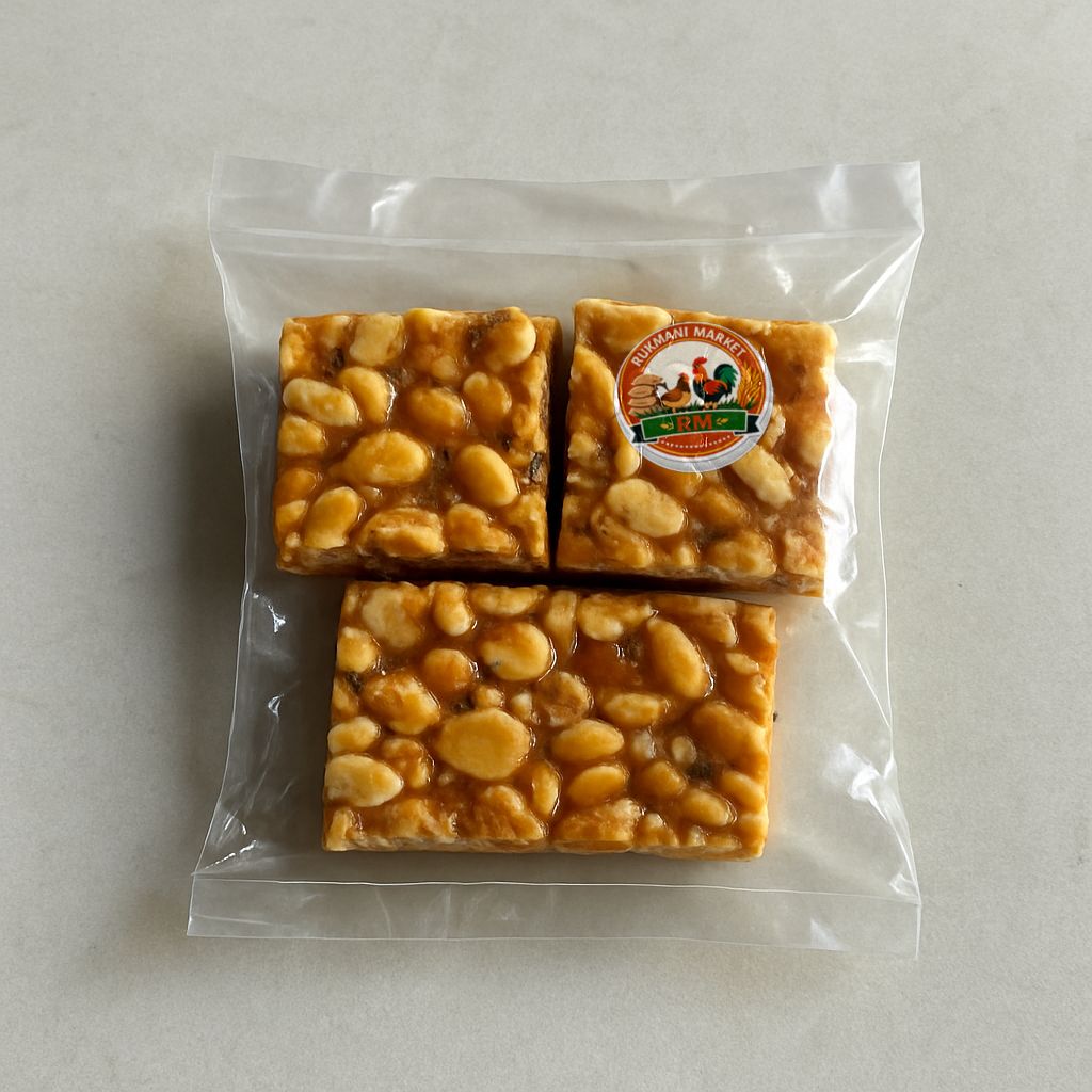 Rukmani Market's peanut chikki
