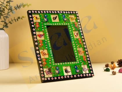 Srjana Handcrafted Wooden Photo Frame 1pc