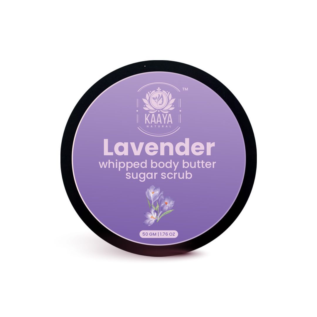 Kaaya Natural Lavender Whipped Body Butter Sugar Scrub