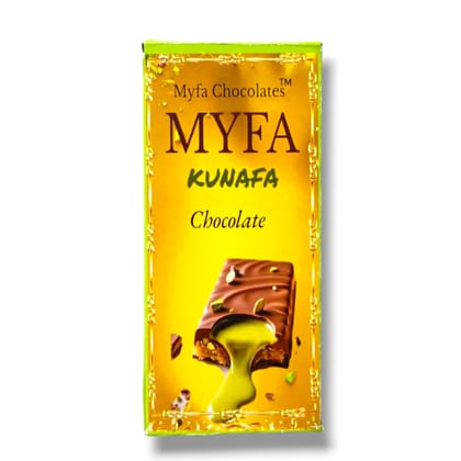 Myfa Chocolates Viral Dubai Kunafa Chocolate Bar With Rich Pistachio Filling | A Taste of Middle East