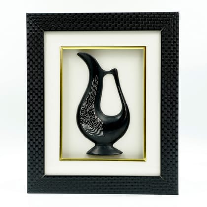 Bidri Ware Jug Small Tarkashi Frame (1TMTDCOKA09804) Bidri Ware Jug Small Tarkashi Frame (1TMTDCOKA09804)