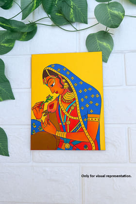 Dbeautify's Traditional MDF DIY Woman Painting