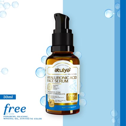 Atulya Hyaluronic Acid Face Serum for Fine Lines and Wrinkles - 30ml