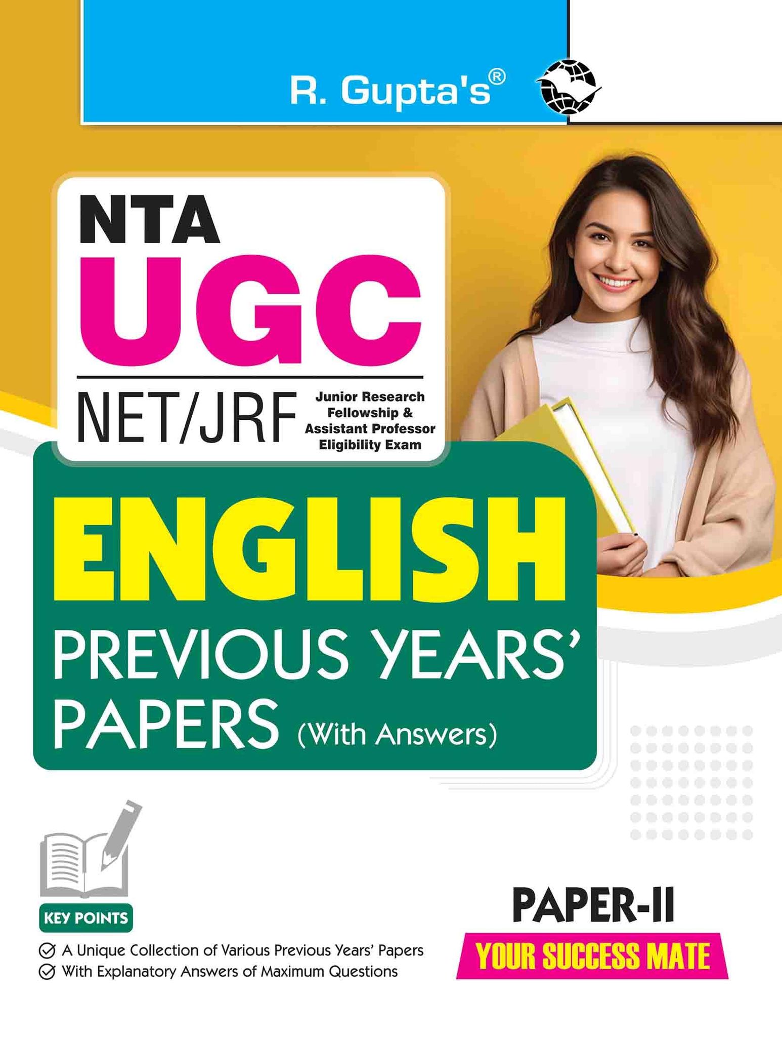 NTA-UGC-NET/JRF: ENGLISH (Paper-II) Previous Years' Papers (With Answers) [Paperback] [Aug 05, 2025] RPH Editorial Board